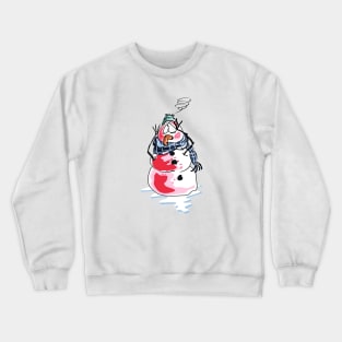 Brain Freeze Snowman Crewneck Sweatshirt